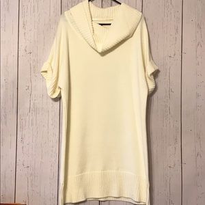New Directions Cream Sweater Dress
